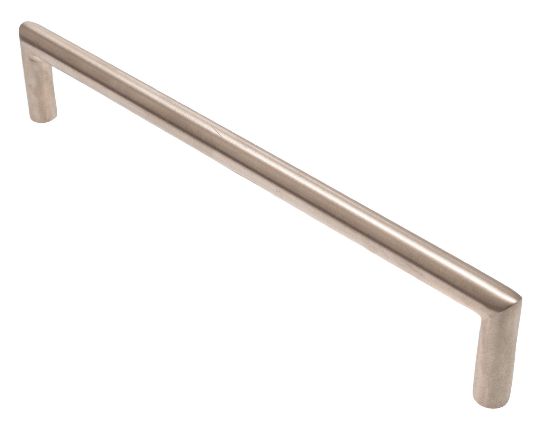 MÖBELGRIFF BA 192mm, Küchengriff Edelstahl massiv gebürstet - Grau, Metall (1/3.5/20.2cm)