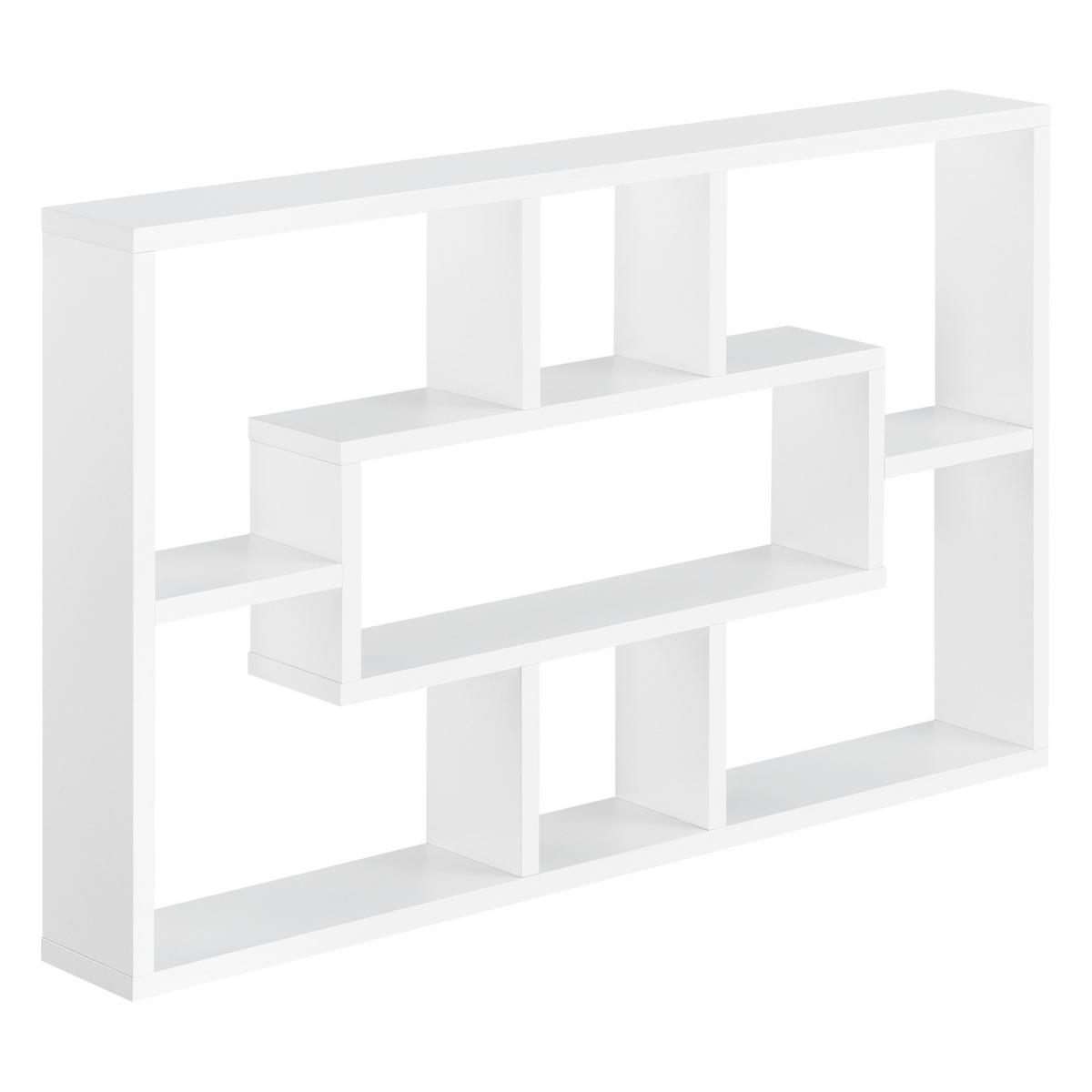 WANDREGAL Qinngua - Weiß, Holzwerkstoff (77/48/10cm) - [en.casa]