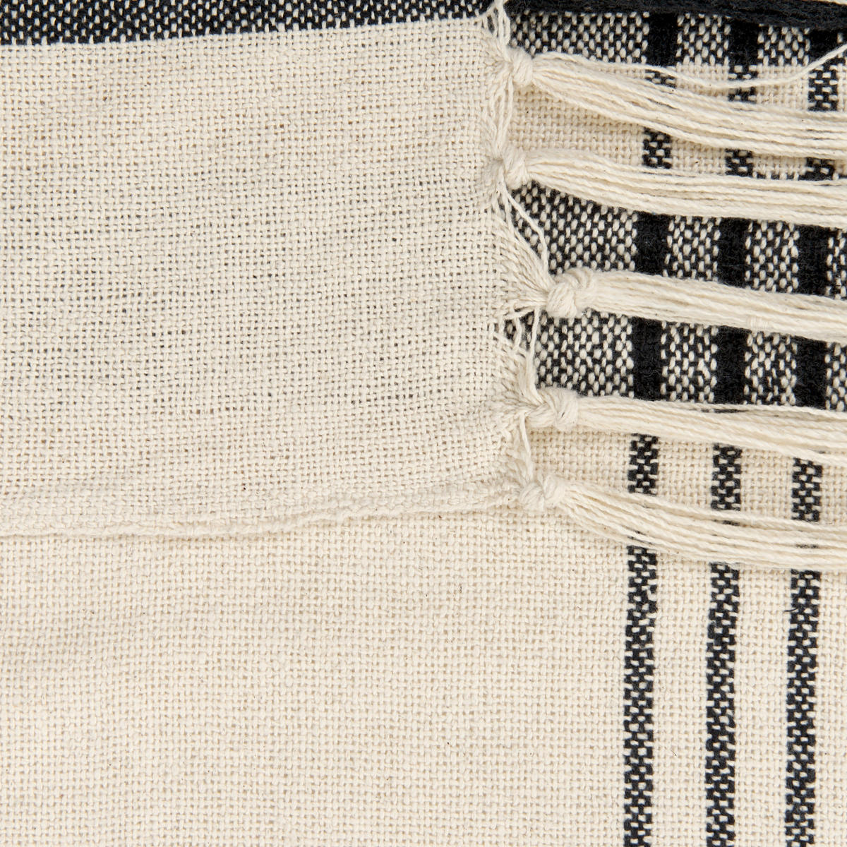 DECKE Cremeweiß Yuvali 130/170 cm - Ecru, Naturmaterialen/Textil (130/170cm) - Beliani