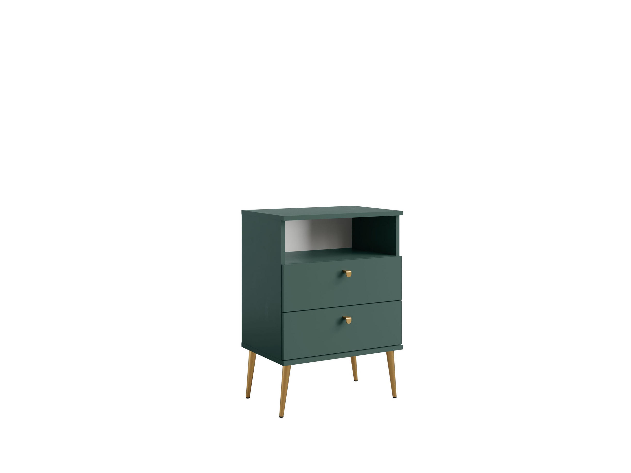 Raumhirsch Furniture Nachttisch Grün 50x70x34 cm