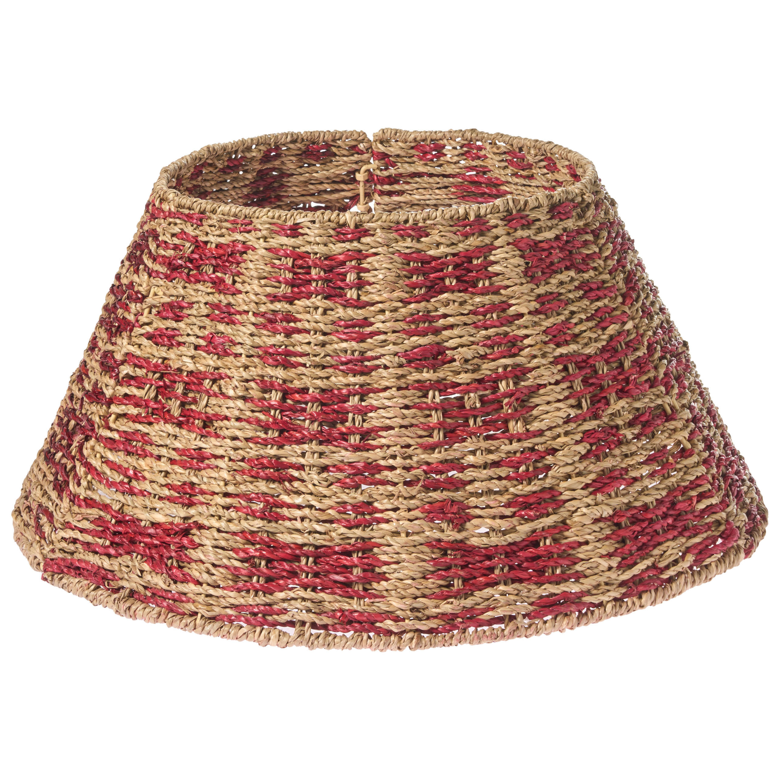 WEIHNACHTSBAUMKRAGEN 25 cm Naturfarben Neige - Naturfarben, Naturmaterialen (25cm) - Beliani