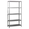 SCHRAUBREGAL PANDA | HxBxT 180x80x40cm | Fachlast 100kg | Verzinkt - Silberfarben, Metall (80/180/40cm) - PROREGAL