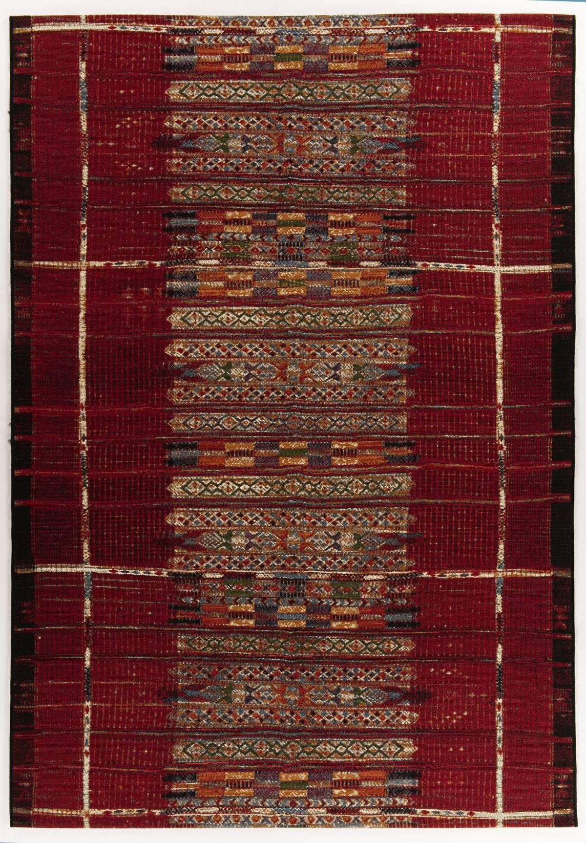 OUTDOORTEPPICH Aurora 80x165 cm - Rot, Textil (80/165cm) - Gino Falcone