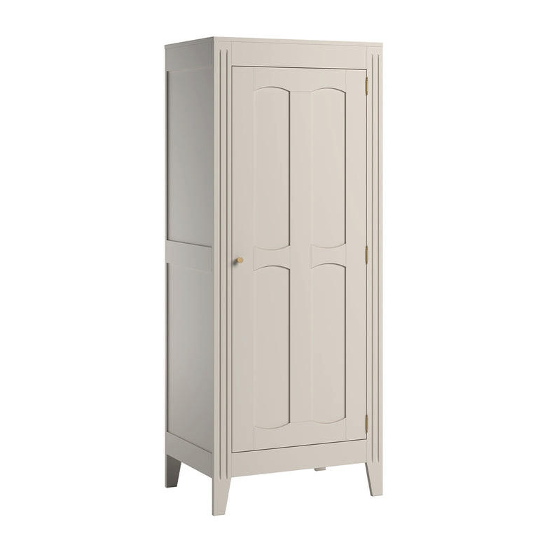 OMARA 1 vrata Milenne Bež - bež, les (80/197/55cm) - Petits-meubles