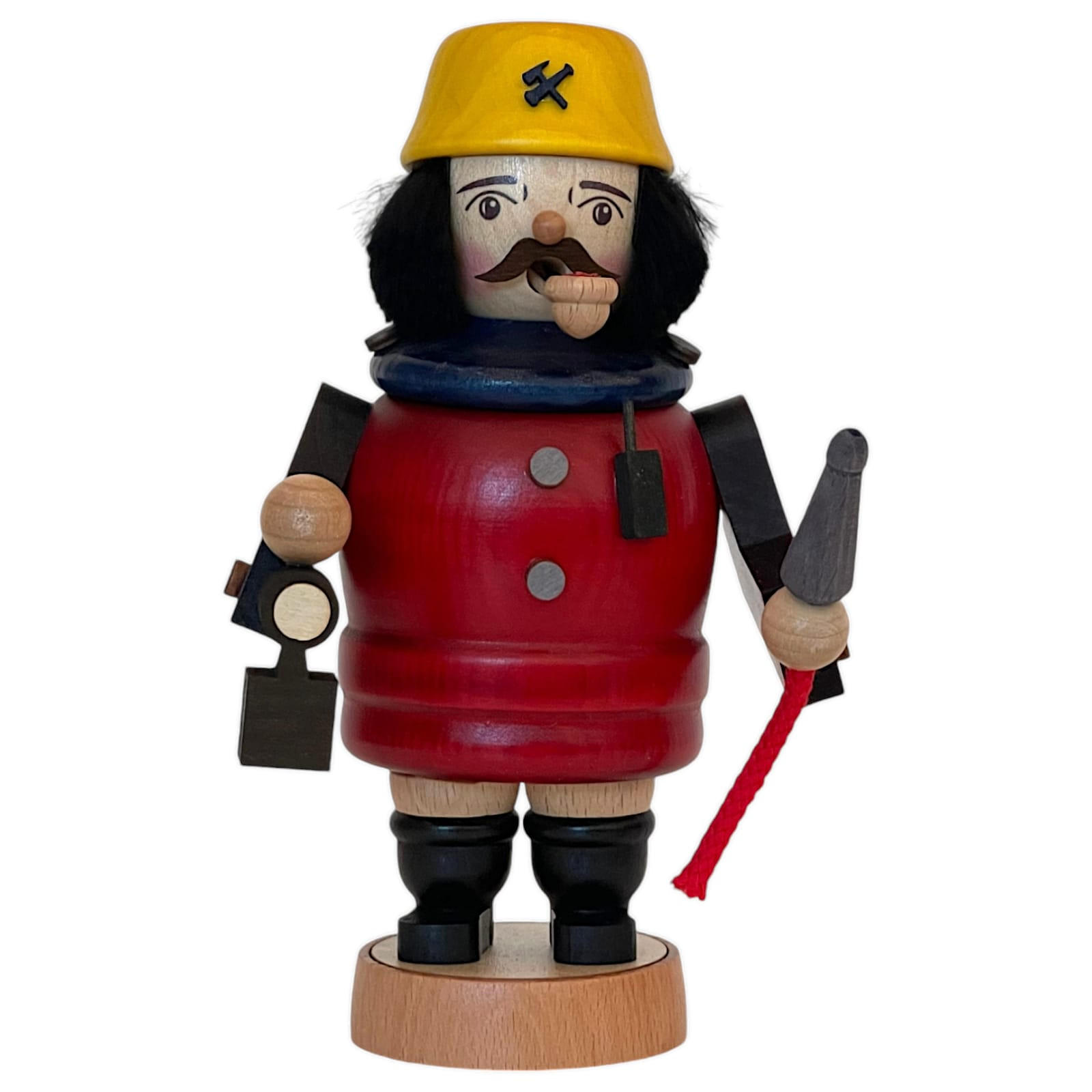 RÄUCHERMANN Feuerwehrmann 20 cm - Multicolor, Holz (10/19/13cm)