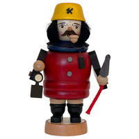 RÄUCHERMANN Feuerwehrmann 20 cm - Multicolor, Holz (10/19/13cm)