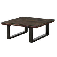 COUCHTISCH Altholz 100x100x42 braun lackiert SEVILLA #28 - Braun, Holz (100/100/42cm) - Massivmoebel24