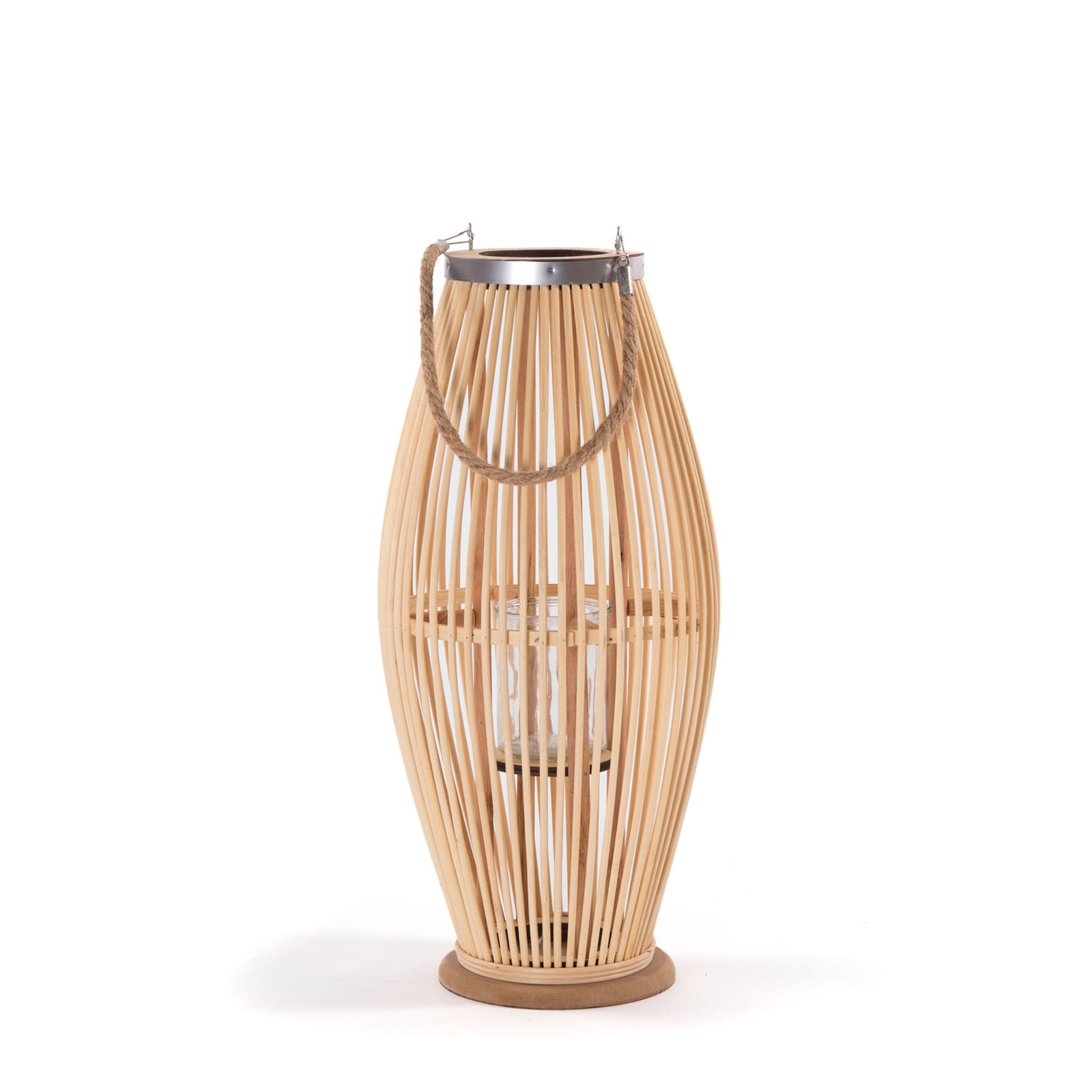 Creedwood Laterne Natur 30x70x30 cm