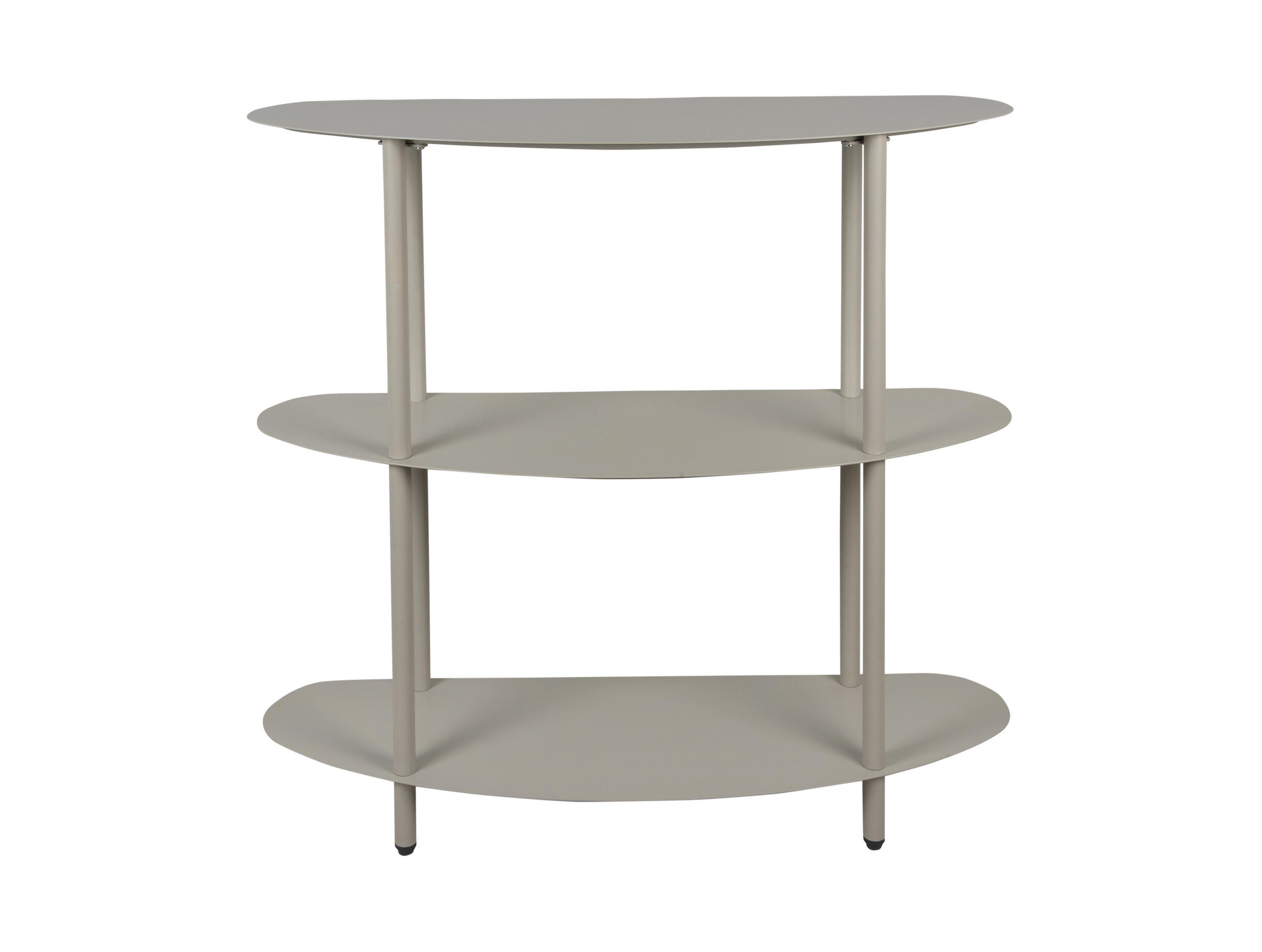 BEISTELLTISCH Riqueza - Grau - 90/28/82 cm - Grau, Metall (90/28/82cm) - Leitmotiv