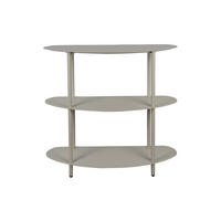 BEISTELLTISCH Riqueza - Grau - 90/28/82 cm - Grau, Metall (90/28/82cm) - Leitmotiv