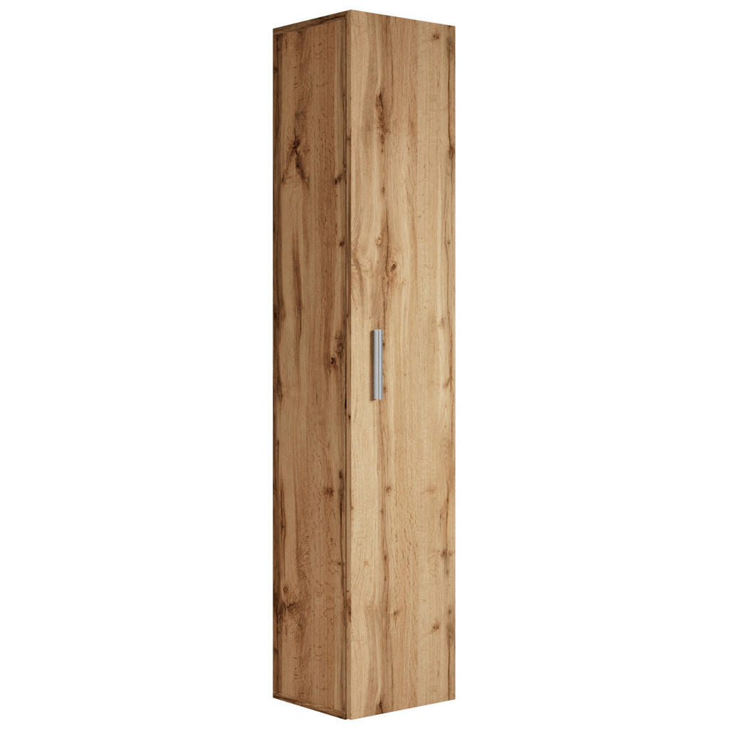 Badplaats KOUPELNOVÁ SKŘÍŇKA Pluto s 1 dveřmi dub - 30 x 30 x 150 cm
