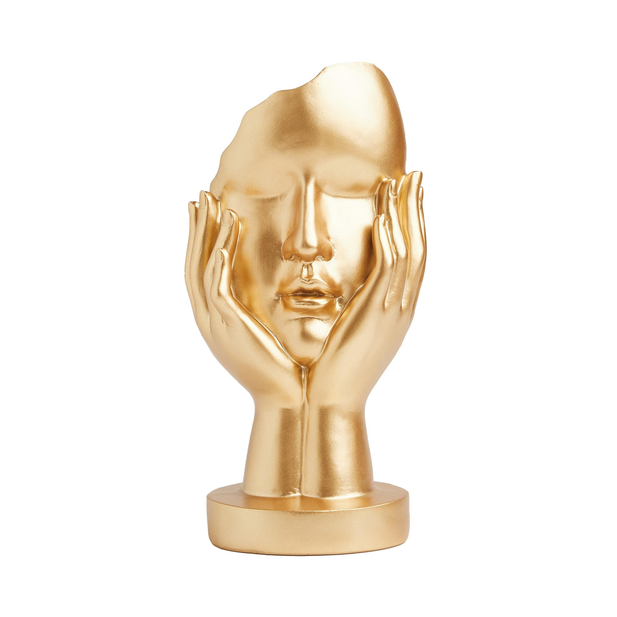 FIGUR Obsidiri - Goldfarben, Kunststoff (14/25.5/8cm) - home&you