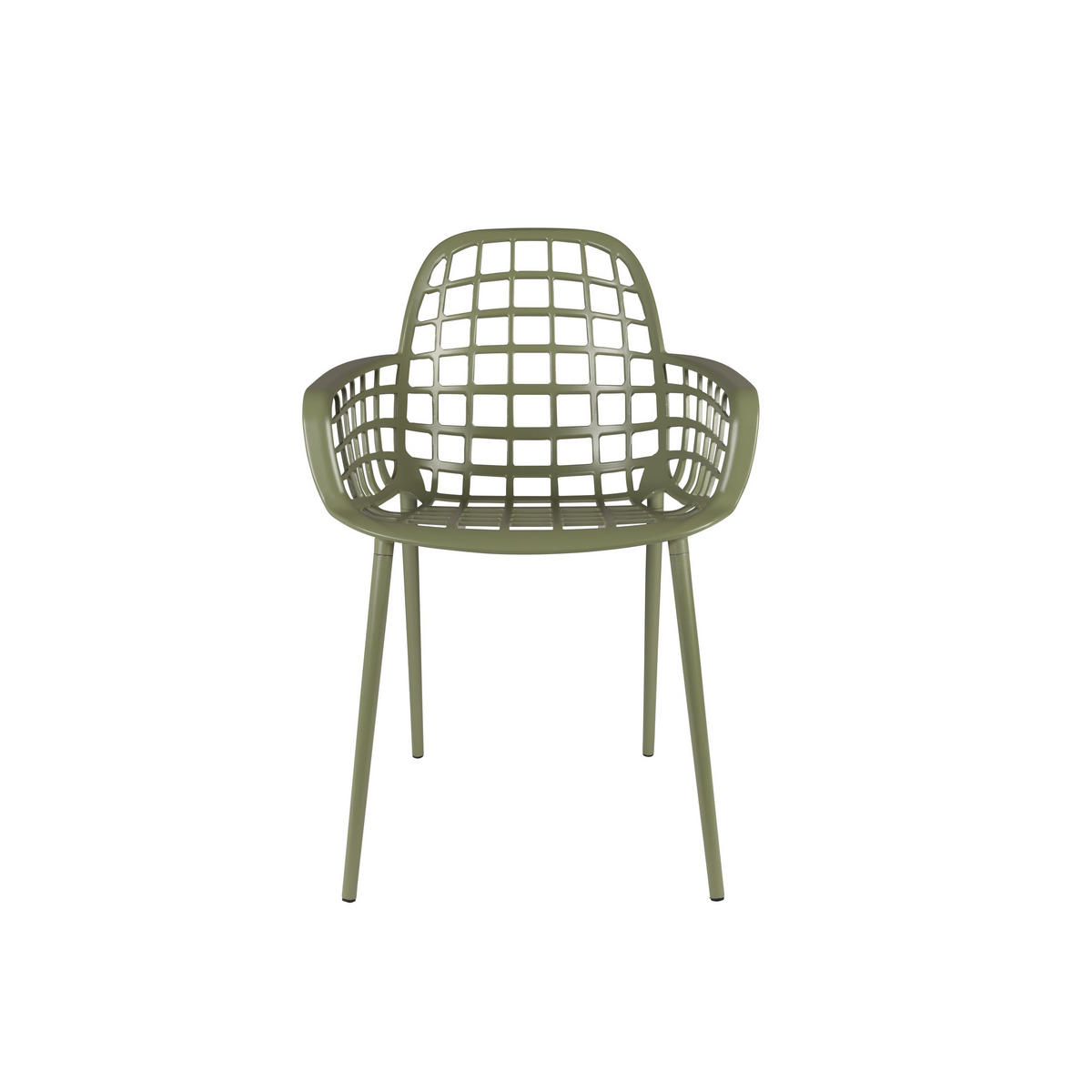 GARTENSTUHL Albert Kuip Armlehne Grün - 2 er Set - Grün, Metall (59.5/82.5/59.5cm) - Zuiver