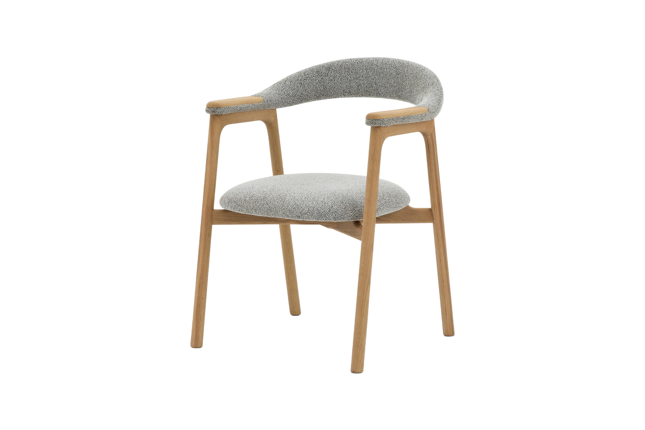 STUHL Franz, Natur Massiveiche - Beige, Holz (53/81/62cm) - WOODEK