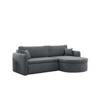 ECKSOFA Feliz In Poso - Grau, Holzwerkstoff/Textil (250/160cm) - Fun Möbel