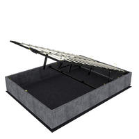 STAURAUMBETT 140/200 cm DE-35466 mit Gaslift Grau - Grau, Metall (140/200cm) - ComfortXL