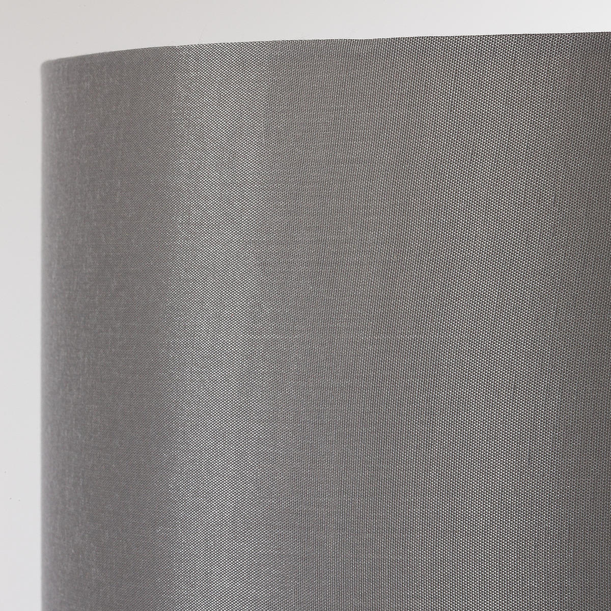 TISCHLEUCHTE - Glas / Baumwollstoff, 1-flammig - Grau, Textil (26/26/37cm) - home24