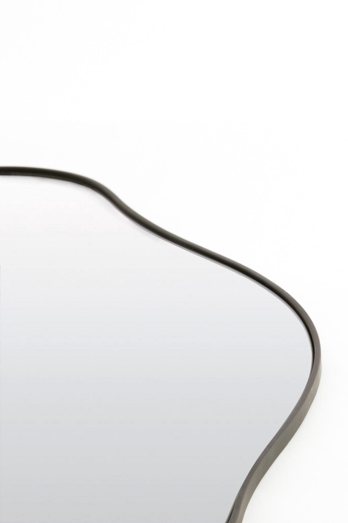 SPIEGEL Azula Schwarz 61.5/1.5/84 cm - Schwarz, Glas (1.5/84/61.5cm) - Light & Living