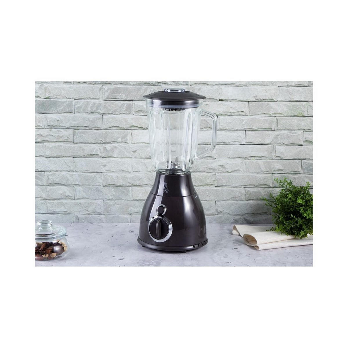 MIXER Schwarz 20/20/58 cm BH9284 - Schwarz, Kunststoff (20/58/20cm) - Berlinger Haus