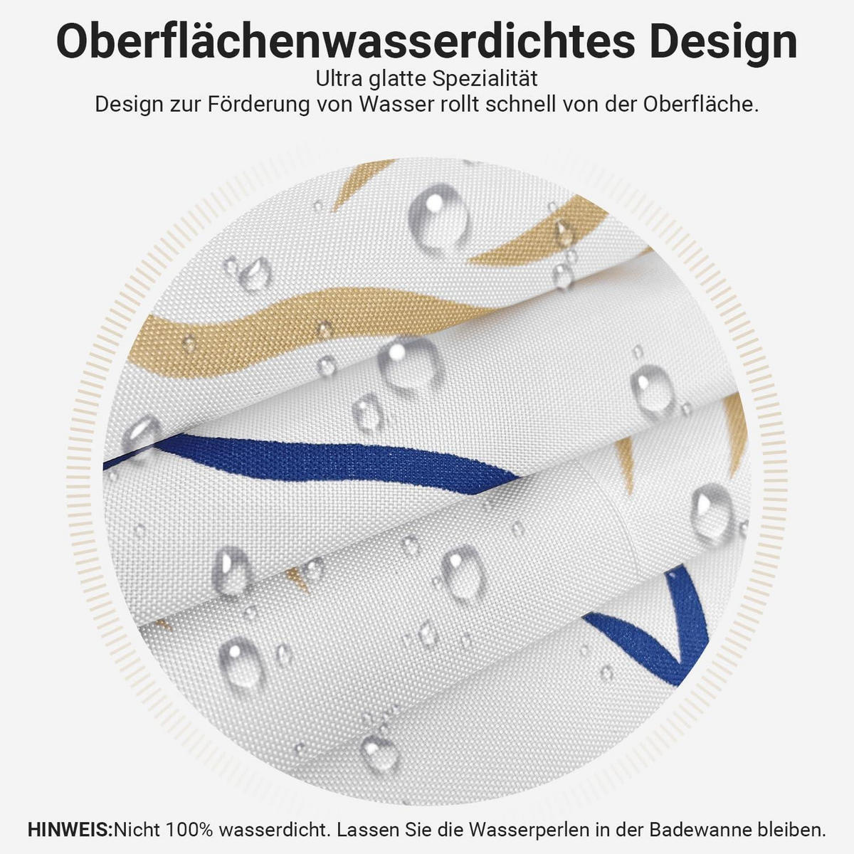 DUSCHVORHANG Klein Ozeanstern 240 x 200 cm - Multicolor, Textil (240/200cm)