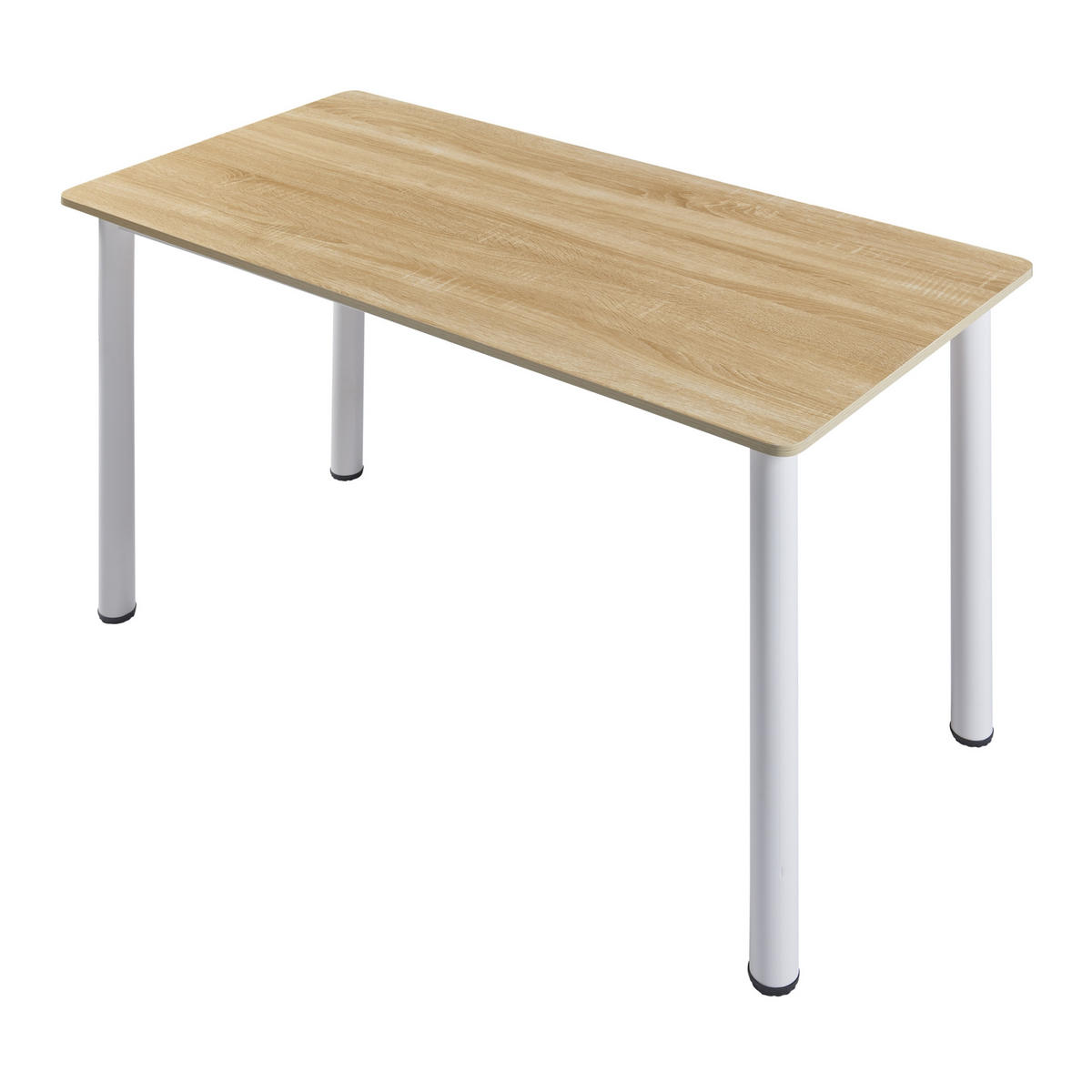 ESSTISCH Tammela - Eichefarben/Weiß, Holzwerkstoff/Metall (120/60/75cm) - [en.casa]