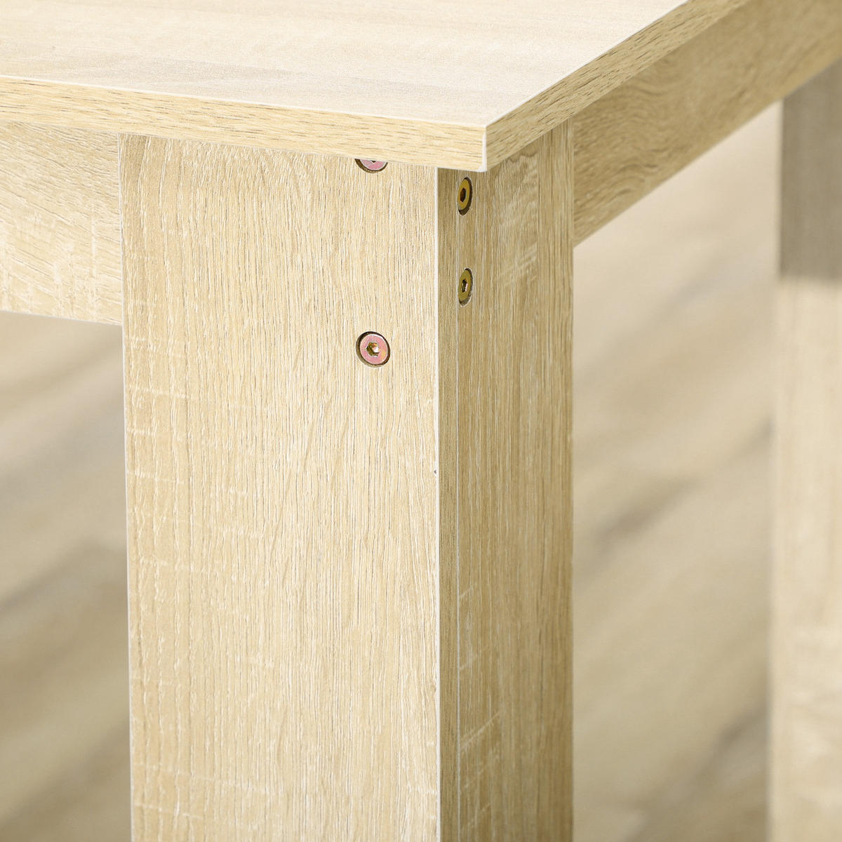 ESSTISCH DE-16479 Modernes Design, 120/69 cm, für 4–6 Personen Eiche - Eichefarben, Holzwerkstoff (120/69/75cm) - ComfortXL