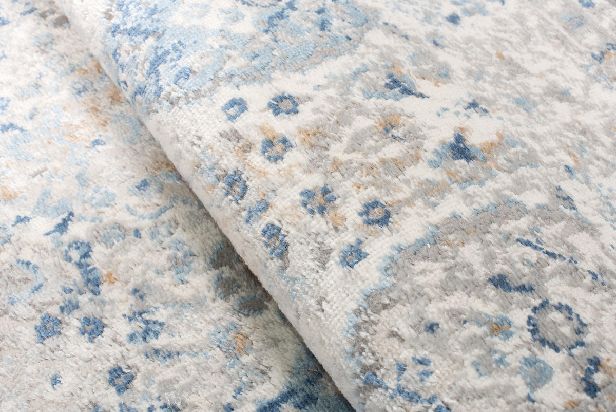 TEPPICH VALLEY Blau 120/180 cm - Blau, Textil (120/180cm) - Tapiso