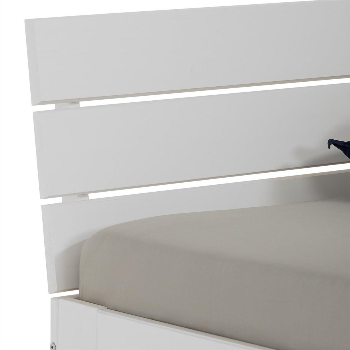 DOPPELBETT THOMAS 140X200 CM - Weiß, Holz (140/200cm) - IDIMEX