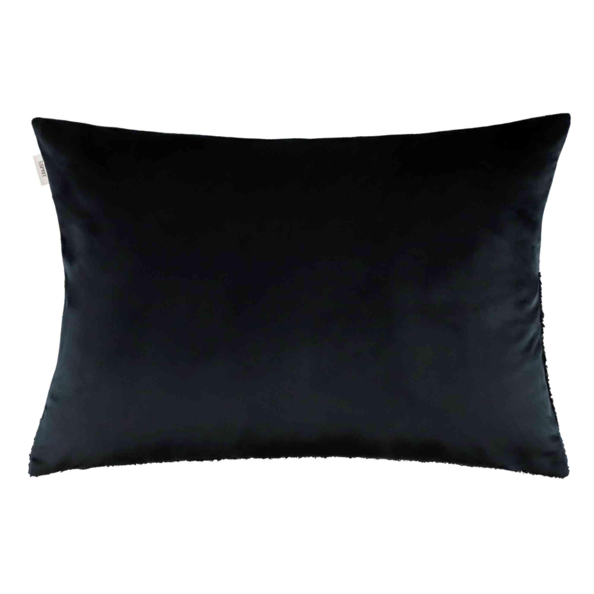 KISSENHÜLLE Paddy black 38x58cm - Schwarz, Textil (58/38cm) - Esprit