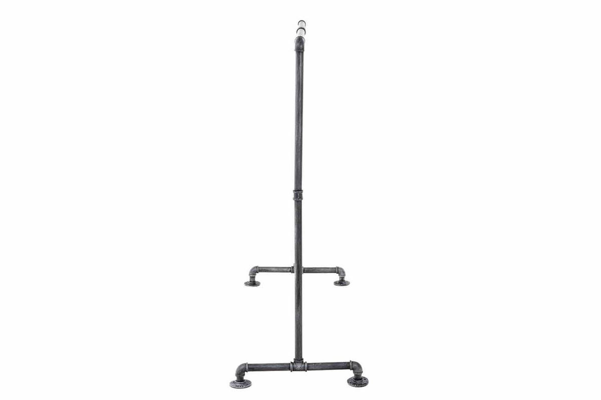 KLEIDERSTÄNDER 150 cm-silber-Metall - Silberfarben, Metall (150/150/55cm) - CLP