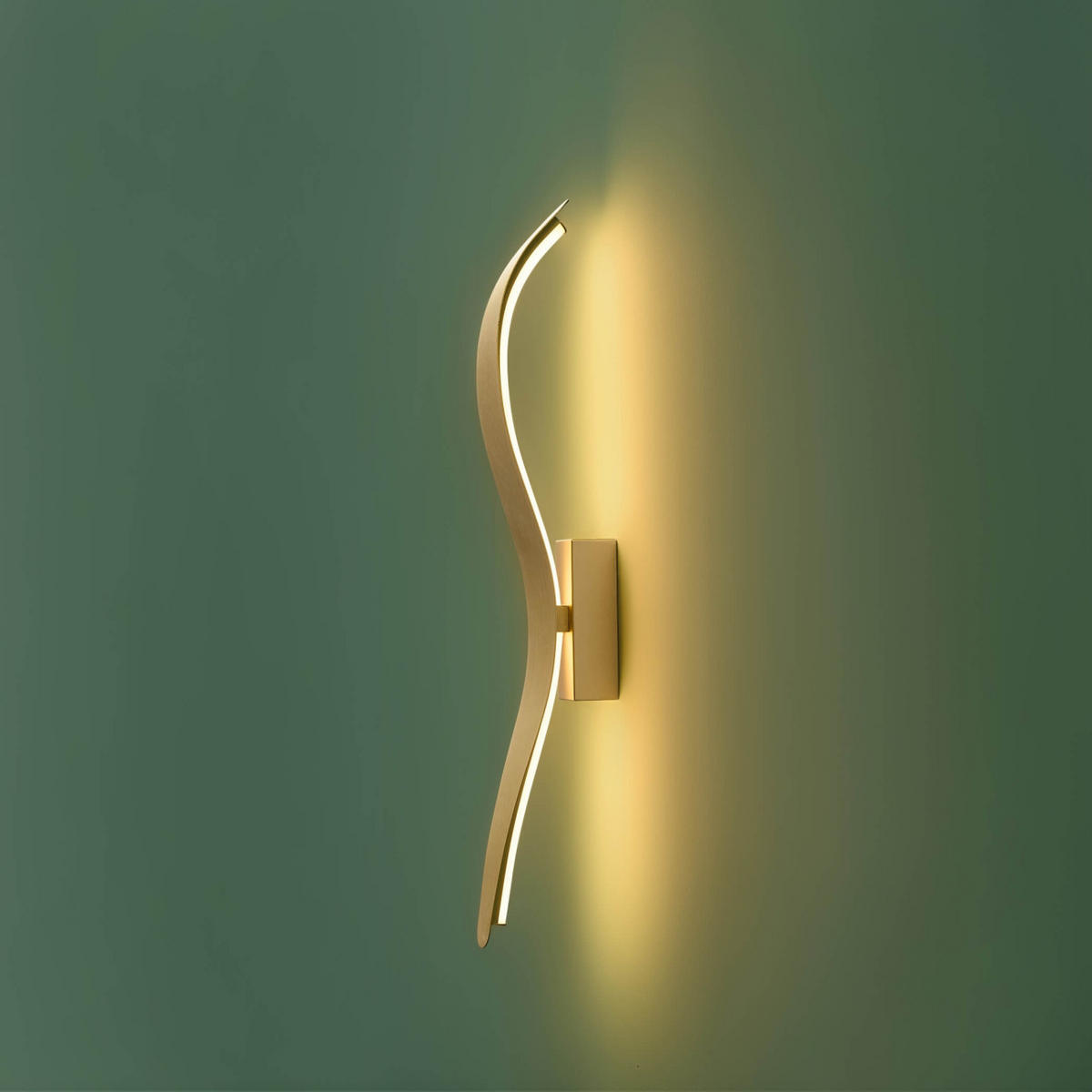 WANDLEUCHTE Virella, Messing, 57cm - Goldfarben, Metall (7/7/57cm) - KOSILUM