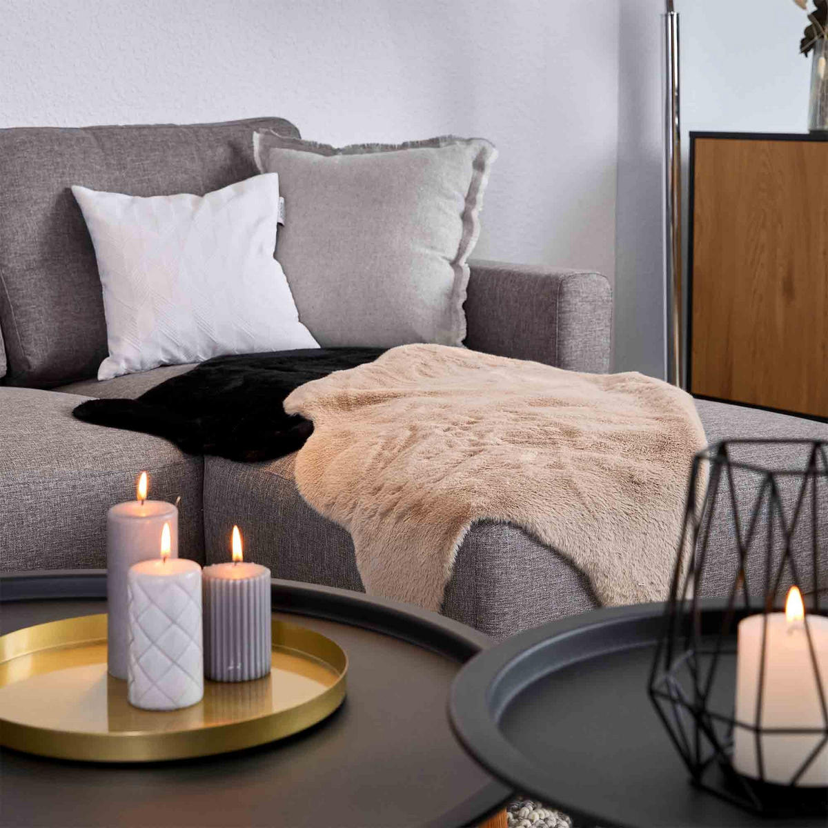 DEKOFELL ELDA - Beige, Textil (55/80cm) - Astra