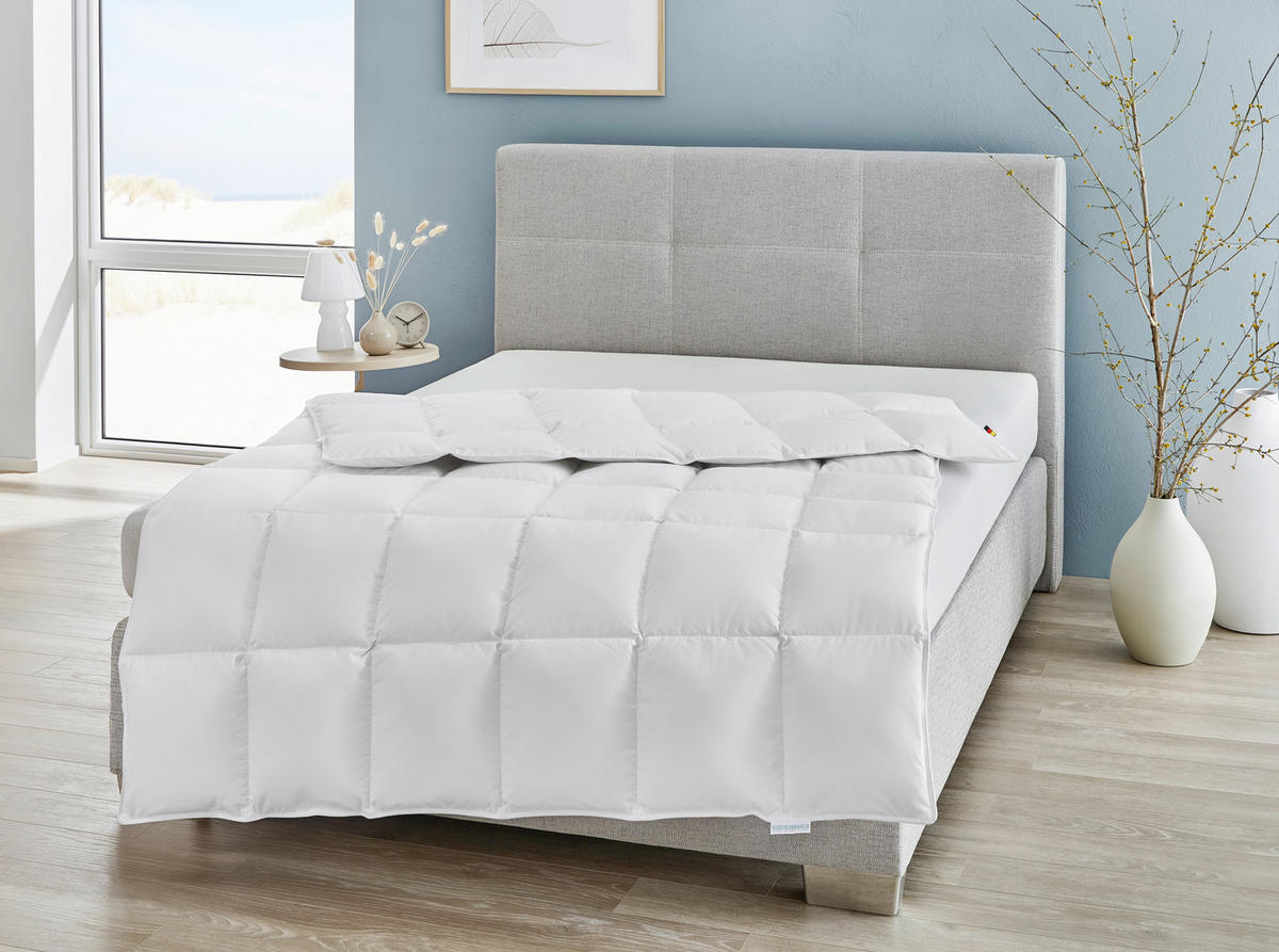 DAUNENBETTDECKE REGINA 200x220cm Wärmegrad: leicht - Weiß, Textil (200/220cm) - REGINA HOME SLEEP LIVING EST. 1967