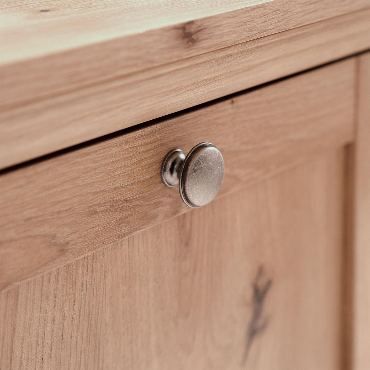 VITRINE in Eiche Artisan - Braun, Holz (80/200/45cm) - Homestyle4u