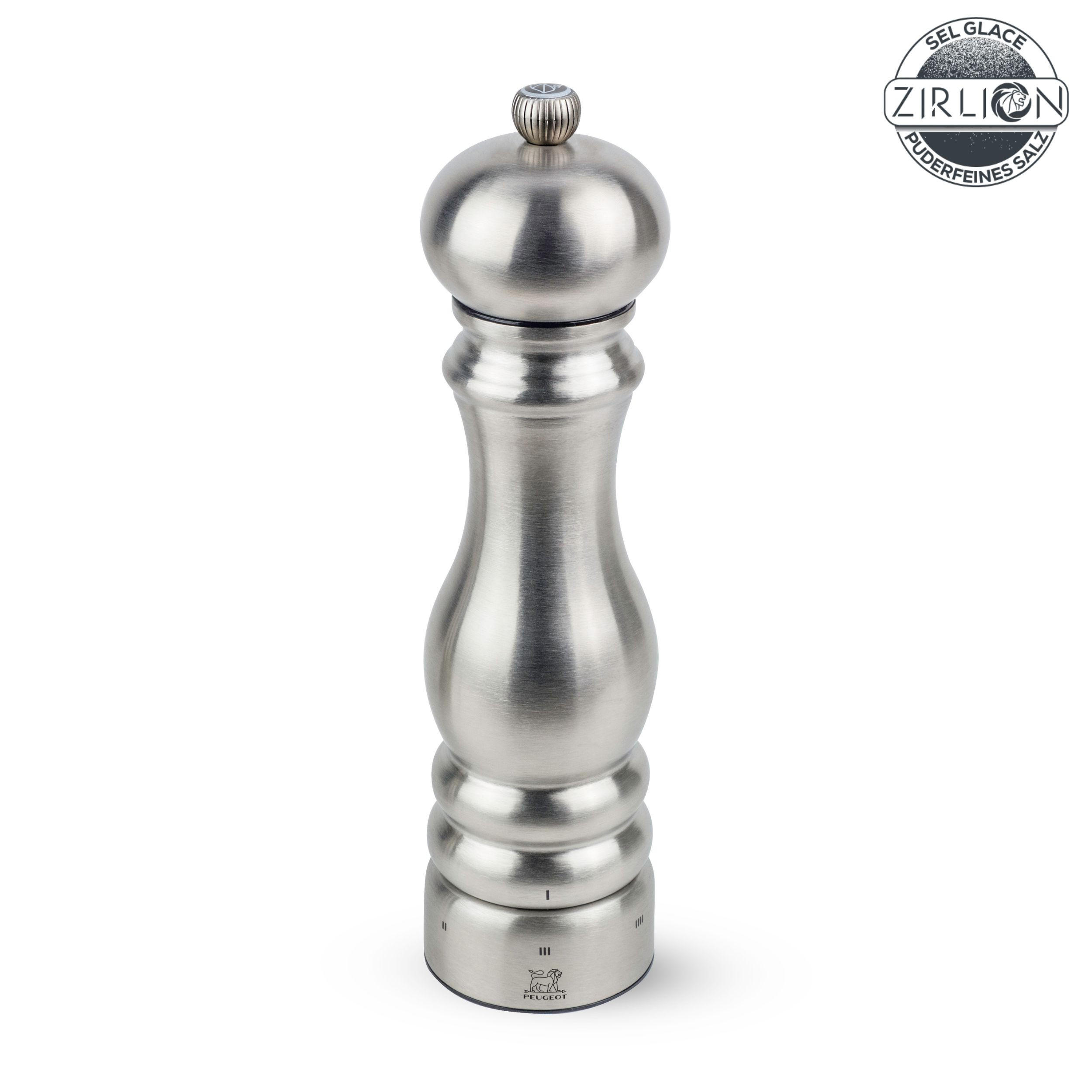 SALZMÜHLE Paris Chef uSelect 22cm Edelstahl Zirkonia-Mahlwerk - Grau, Metall (6/22/6cm) - PEUGEOT