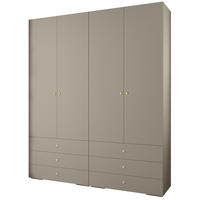 GARDEROBEN-SET 236,7/200/47 - Kaschmir/Goldfarben, Holz/Kunststoff (200/236.7/47cm) - Abiks Möbel