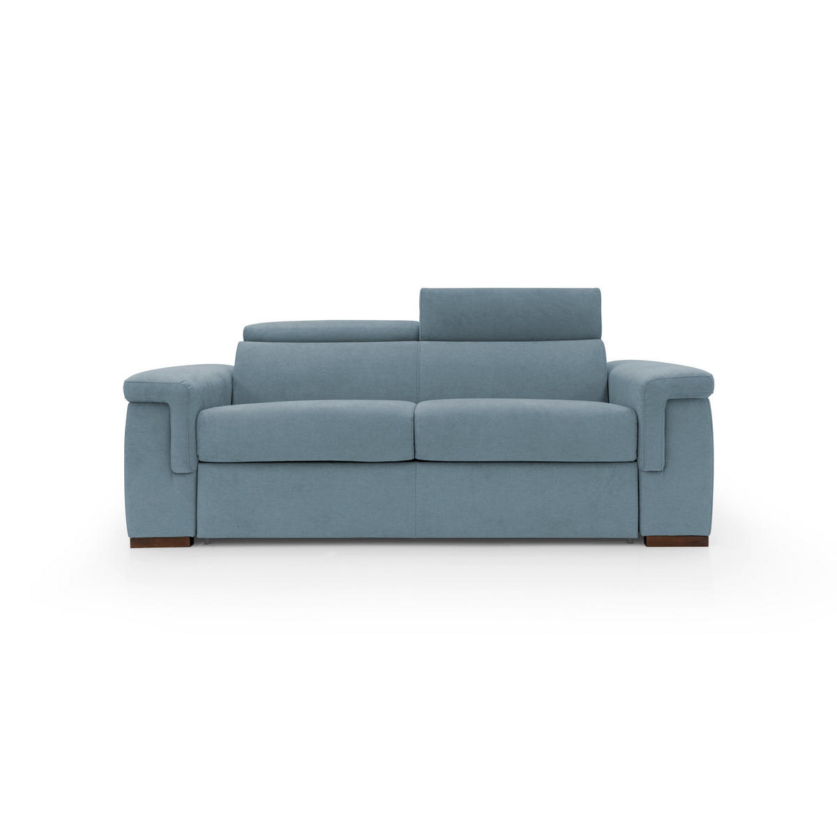 SCHLAFSOFA Giunone - Hellblau, Textil (240/100/95cm) - Divani.store