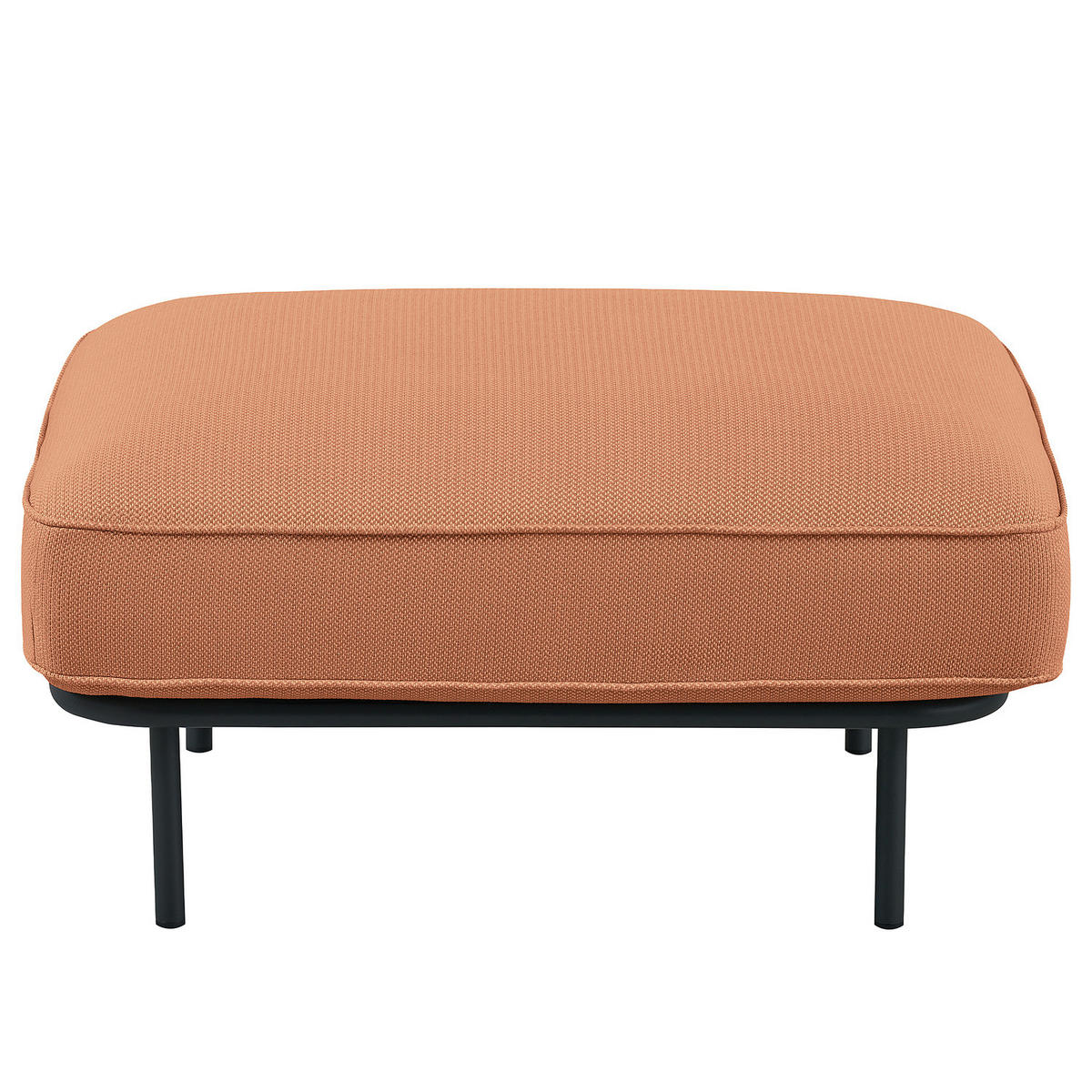 OUTDOOR-HOCKER - Rosa, Textil/Metall (85/45/64cm) - home24