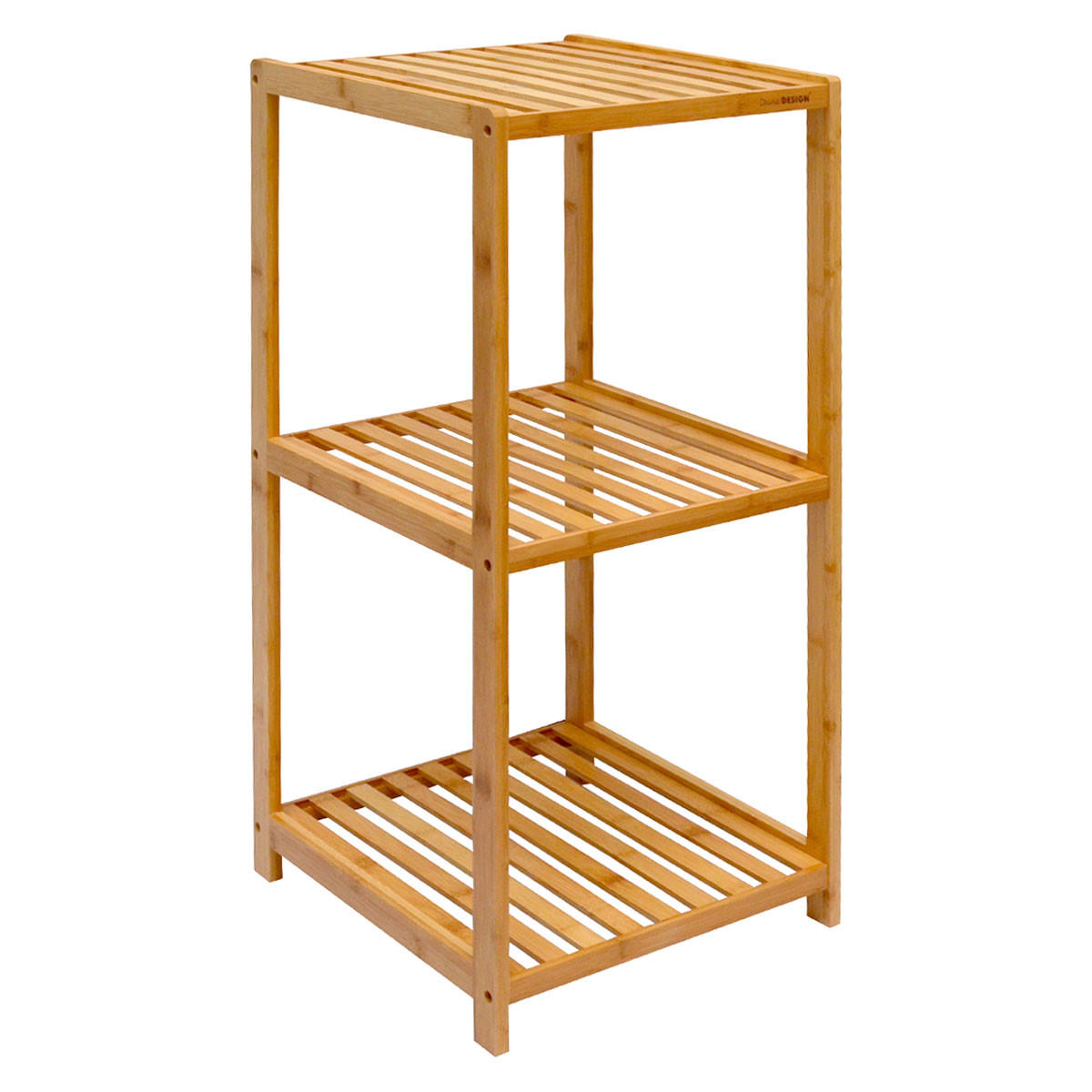 BADREGAL 83x38x40 cm mit 3 Fächern - Braun, Holz (39/83/38cm) - Dunedesign