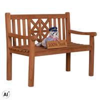 GARTENBANK Sailor - Naturfarben, Holz (120/89/60cm) - Mr. Deko