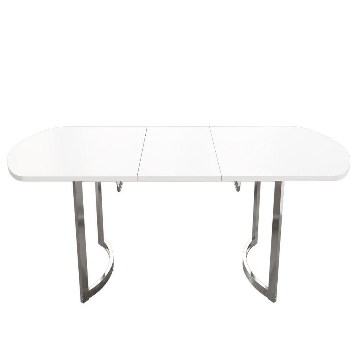 ESSTISCH 140/180 x 80 cm in weiße，Ausziehbarer - Weiß, Holz (180/80/75.5cm) - KOMHTOM