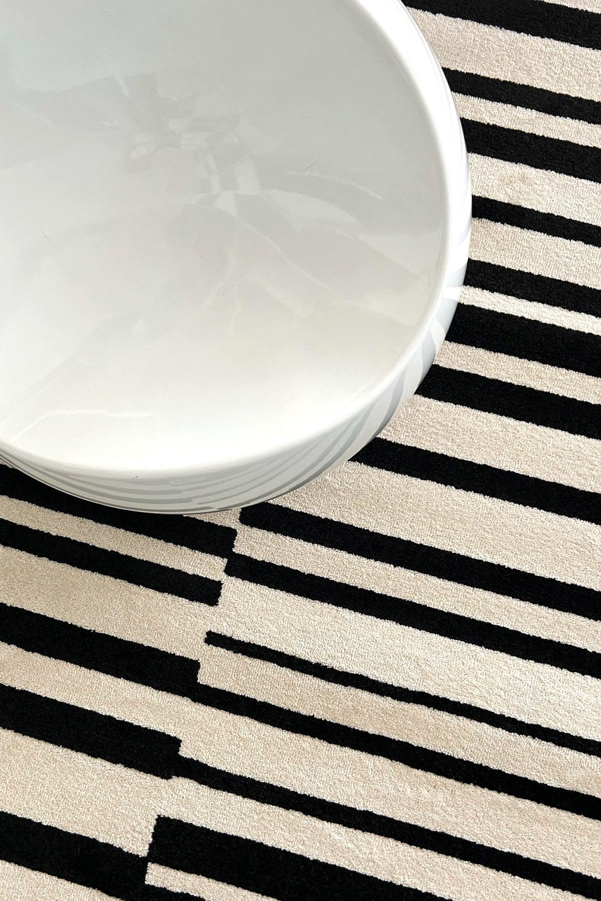 TEPPICH Design modern schwarz - Schwarz, Textil (200/290cm) - AFK Living