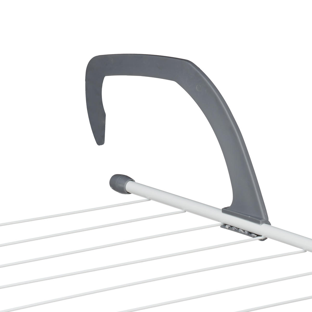 ZÁVESNÝ sušič - biela, kov/plast (63/15/67cm) - Relaxdays