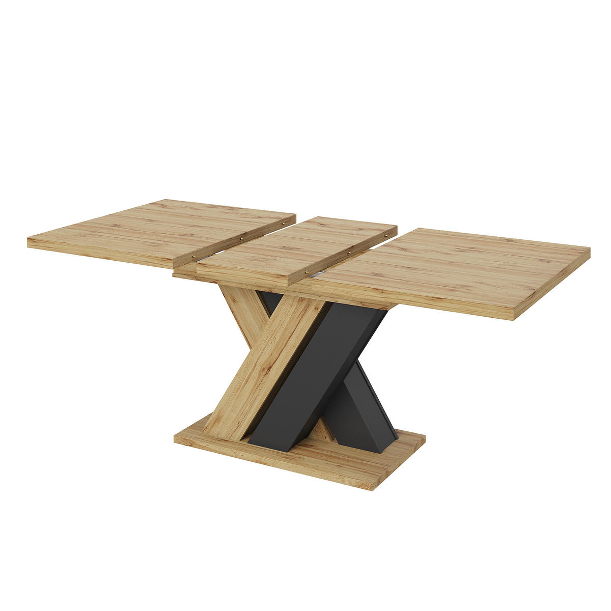ESSTISCH ausziehbar 119-158,5/80/75 cm DE-39604 Holzfarbe - Naturfarben, Holzwerkstoff (80/119/75cm) - ComfortXL