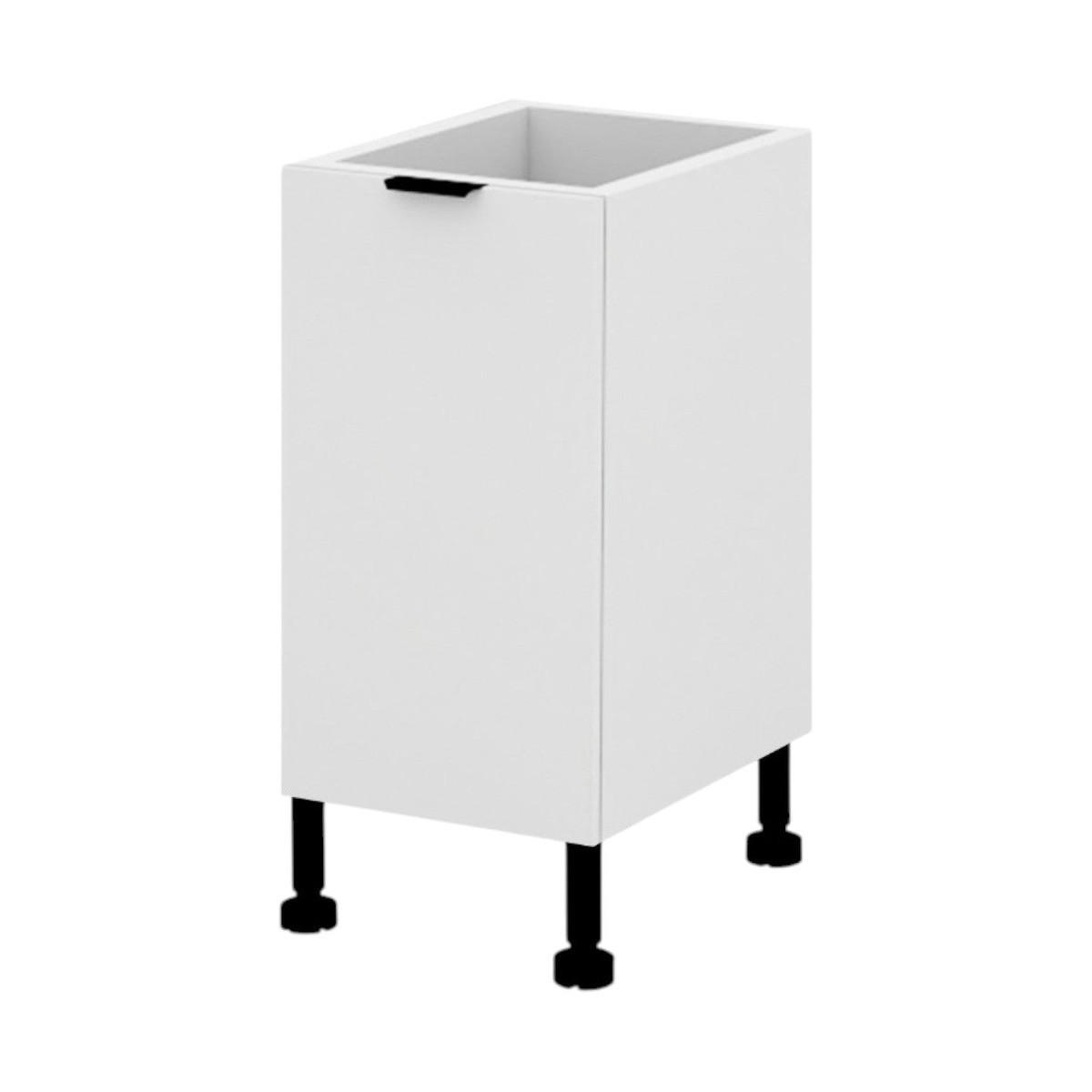 UNTERSCHRANK – 40 cm – KU-D40 – Lunara – Weiß Matt - Weiß, Holzwerkstoff (40/72/52cm) - hi-markt