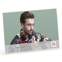 BILDERRAHMEN Kunstglas Rahmen 10X15 cm Querformat - Transparent, Glas (15/10.3/5cm) - walther design