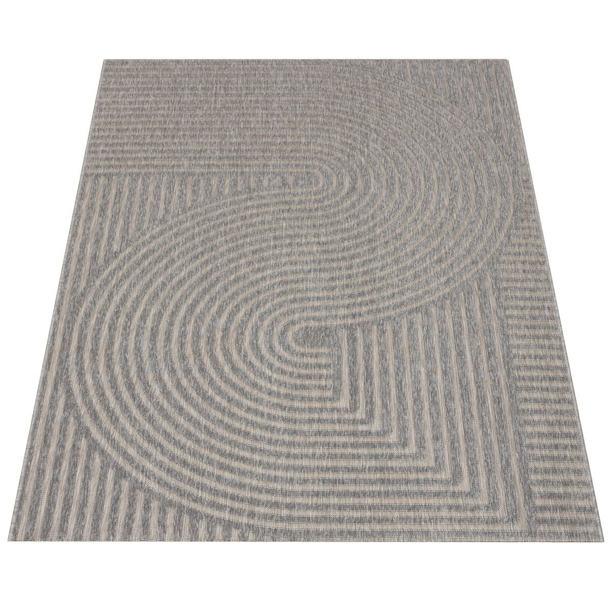 OUTDOORTEPPICH 160/230 cm Brugge 227 - Grau, Textil (160/230cm) - Paco Home