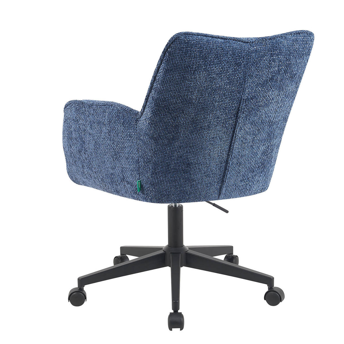 BÜROSTUHL Mika-Sven - Blau/Schwarz, Textil/Metall (59/81/66cm) - DUBI Möbel