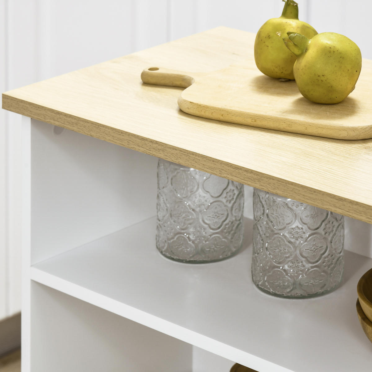 BARTISCH Weiß 1 Stück - Weiß, Kunststoff (116/79.5/91cm) - GiPP