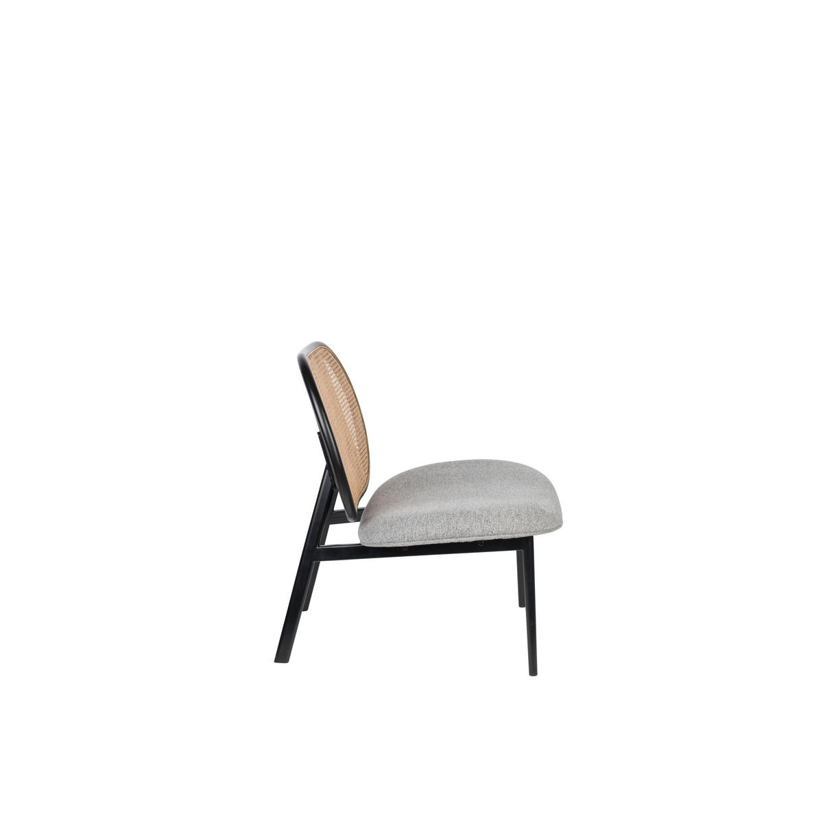SESSEL Spike Natural/ Grau - Grau, Textil (78.6/84.1/70cm) - Zuiver
